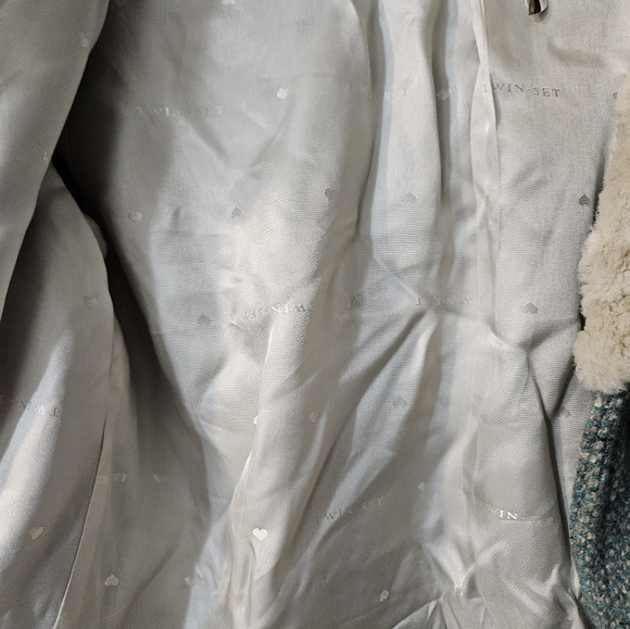 TWIN-SET SIMONA BARBIERI TWEED COAT - Picture 9 of 9